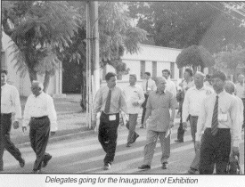 DELEGATES GOING FOR THE INAGURATION OF THE EXHIBITION